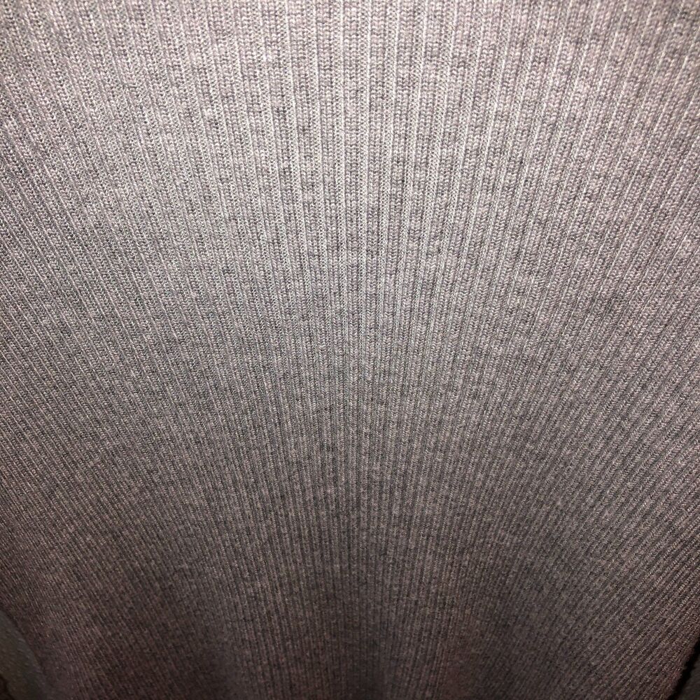 Cable & Gauge Womens XL Gray Ribbed Turtleneck Sweater Top Pullover Classic Y2K - Picture 3 of 8